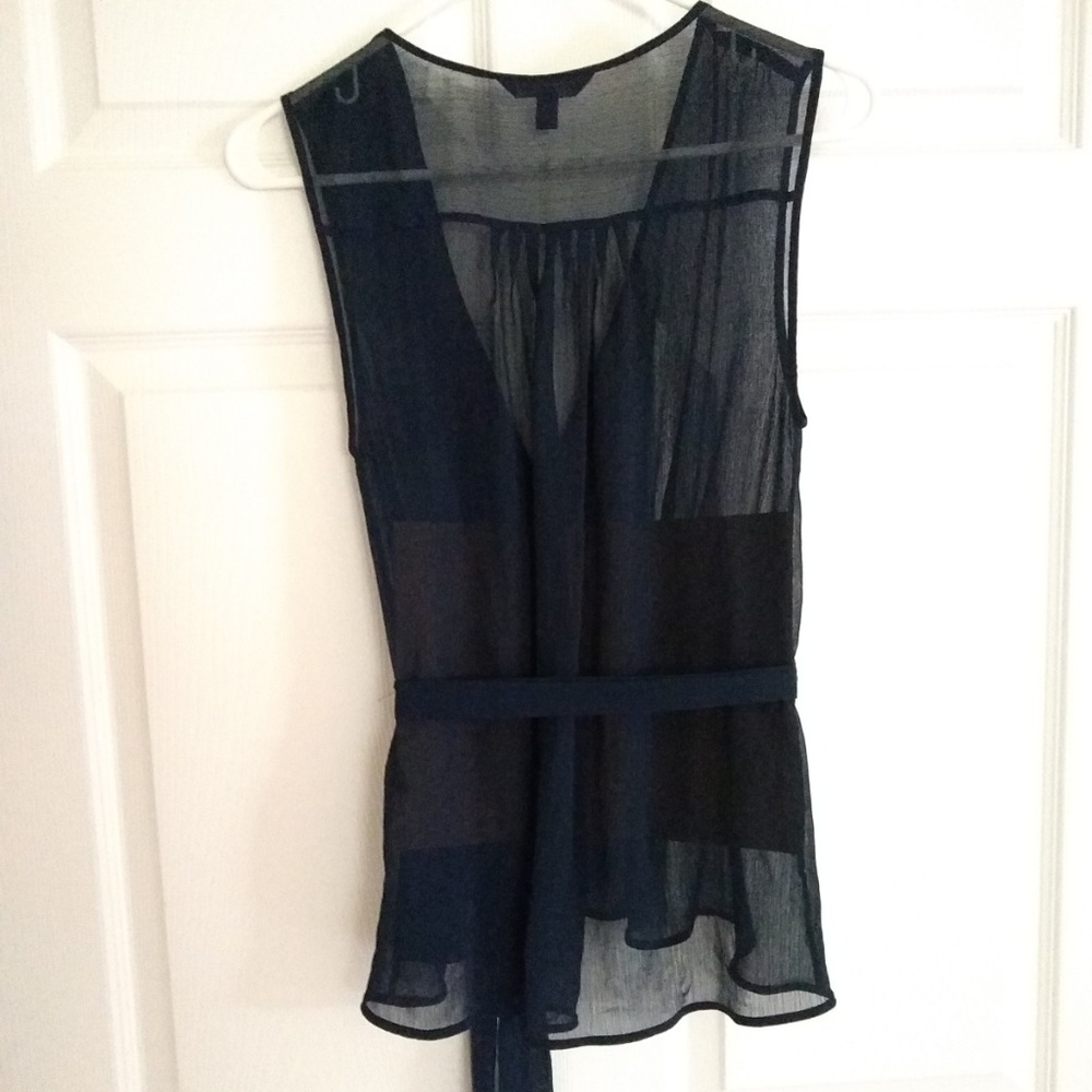 Banana Republic XS Oxford Blue Blouse - Picture 2 of 2